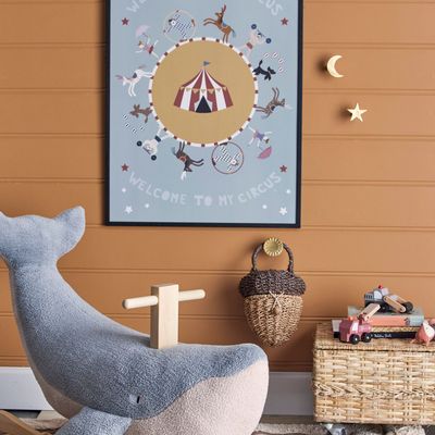 Autres décorations murales - Maximo Illustration avec cadre, Noir, Pin  - BLOOMINGVILLE MINI