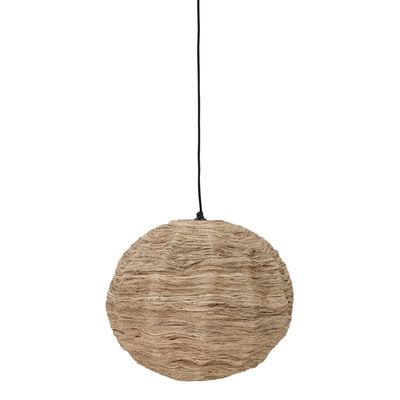 Suspensions - Hillow Lampe à suspension, Nature, Banana Palm Bark  - BLOOMINGVILLE MULTIBRAND HOUSE