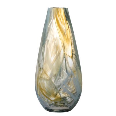 Vases - Lenoah Vase, Jaune, Verre - CREATIVE COLLECTION