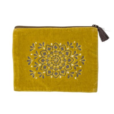 Bags and totes - Stefania Cosmetic Bag, Yellow, Cotton - BLOOMINGVILLE MULTIBRAND HOUSE