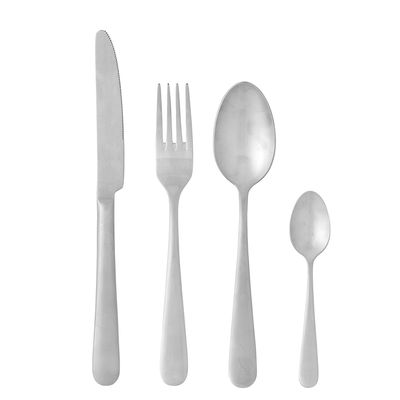 Kitchen utensils - Karma Cutlery, Silver, Stainless Steel Set of 4 - BLOOMINGVILLE MULTIBRAND HOUSE
