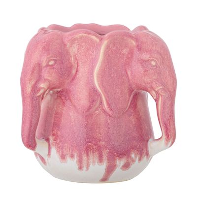 Vases - Pontus Vase, Pink, Stoneware - BLOOMINGVILLE MULTIBRAND HOUSE