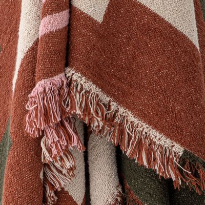 Throw blankets - York Throw, Brown, Recycled Cotton  - CREATIVE COLLECTION