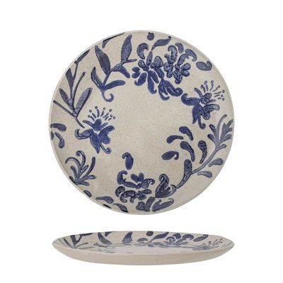 Everyday plates - Petunia Plate, Blue, Stoneware - CREATIVE COLLECTION