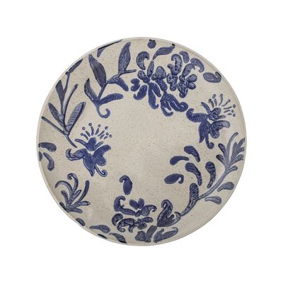 Everyday plates - Petunia Plate, Blue, Stoneware  - CREATIVE COLLECTION