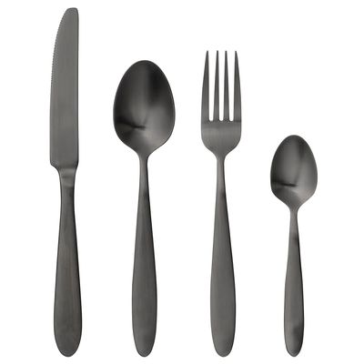 Couverts & ustensiles de cuisine - Frea Couverts, Noir, Acier inoxydable Set of 4 - BLOOMINGVILLE MULTIBRAND HOUSE