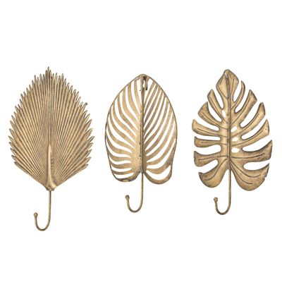 Mounting accessories - Tane Hook, Brass, Metal Set of 3 - CREATIVE COLLECTION