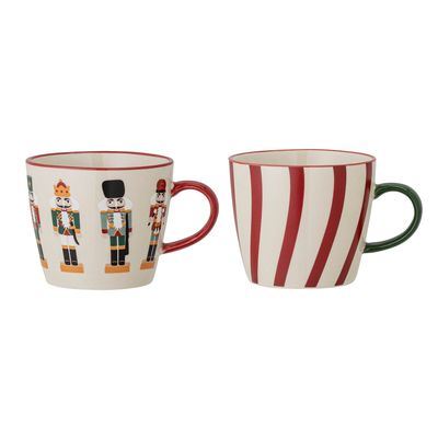 Tasses et mugs - Jolly Mug, Rouge, Grès Set of 2 - BLOOMINGVILLE MULTIBRAND HOUSE