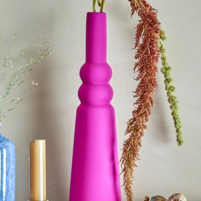 Vases - Isolde Vase, Pink, Stoneware  - BLOOMINGVILLE MULTIBRAND HOUSE