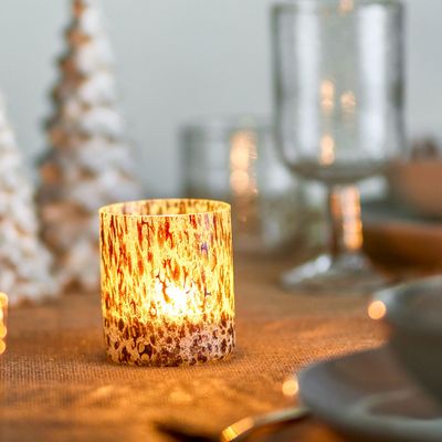 Candlesticks and candle holders - Felicita Votive, Brown, Recycled Glass  - BLOOMINGVILLE MULTIBRAND HOUSE
