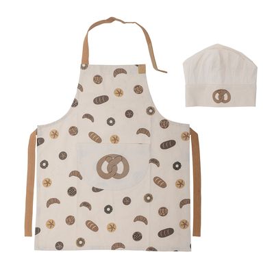 Couverts & ustensiles de cuisine - Snorre Tablier, Marron, Coton Set of 2 - BLOOMINGVILLE MINI