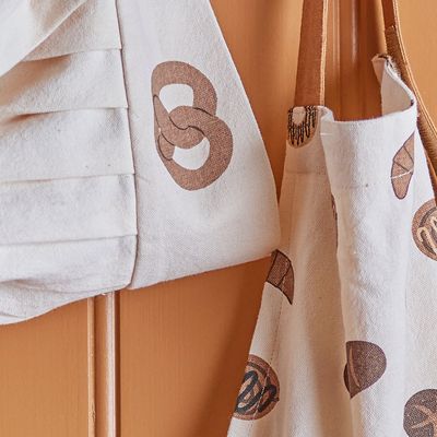 Kitchen utensils - Snorre Apron, Brown, Cotton Set of 2 - BLOOMINGVILLE MINI