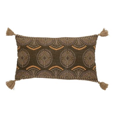 Coussins - Nesma Coussin, Marron, Coton - BLOOMINGVILLE MULTIBRAND HOUSE