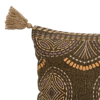 Cushions - Nesma Cushion, Brown, Cotton  - BLOOMINGVILLE MULTIBRAND HOUSE