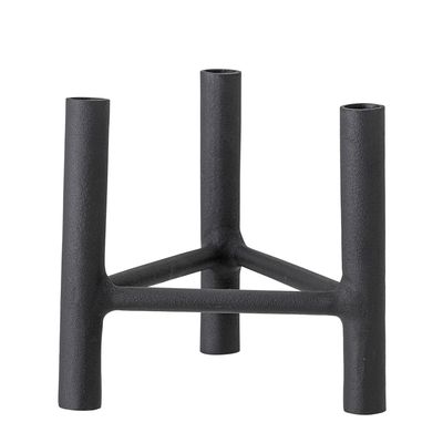 Candlesticks and candle holders - Deeb Candle Holder, Black, Aluminum - BLOOMINGVILLE MULTIBRAND HOUSE