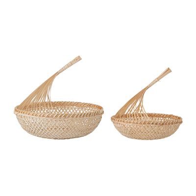 Paniers - Nicca Panier, Nature, Bambou Set of 2 - BLOOMINGVILLE MULTIBRAND HOUSE