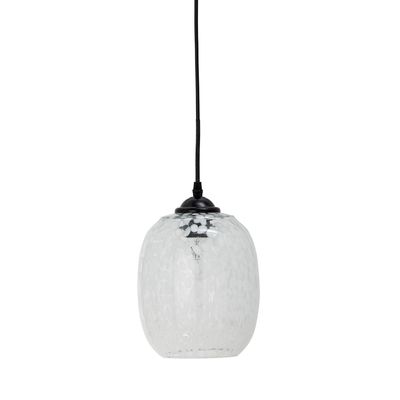 Hanging lights - Gisele Pendant Lamp, White, Glass  - BLOOMINGVILLE