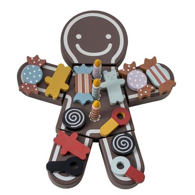 Toys - Tala Play Set, Food, Brown, MDF Set of 16 - BLOOMINGVILLE MINI
