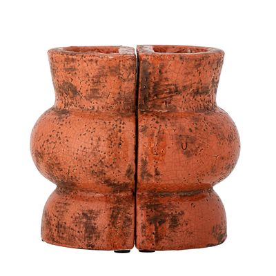Decorative objects - Maiza Bookend, Orange, Terracotta Set of 2 - CREATIVE COLLECTION
