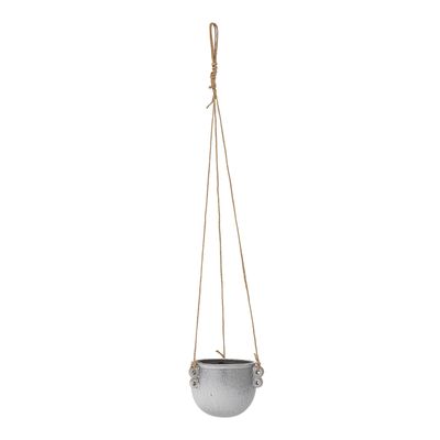 Pots de fleurs - Nilou Pot de fleur suspendu, Gris, Grès - BLOOMINGVILLE MULTIBRAND HOUSE