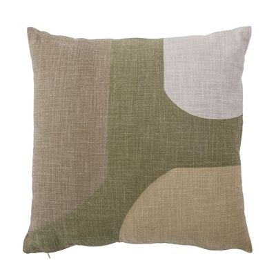 Cushions - Kuni Cushion, Green, Cotton - BLOOMINGVILLE MULTIBRAND HOUSE