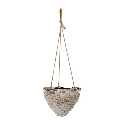 Flower pots - Alaz Flowerpot, Hanging, Nature, Stoneware - CREATIVE COLLECTION