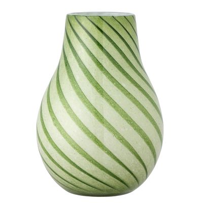 Vases - Leona Vase, Verte, Verre - BLOOMINGVILLE MULTIBRAND HOUSE