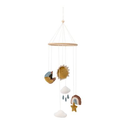 Decorative objects - Vigge Mobile, Brown, Polyester - BLOOMINGVILLE MINI