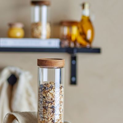 Boîtes de conservation - Kauna Cruche avec couvercle , Dégager, Verre  - BLOOMINGVILLE MULTIBRAND HOUSE