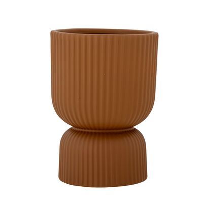 Pots de fleurs - Chila Pot de fleurs, Marron, Grès - BLOOMINGVILLE MULTIBRAND HOUSE