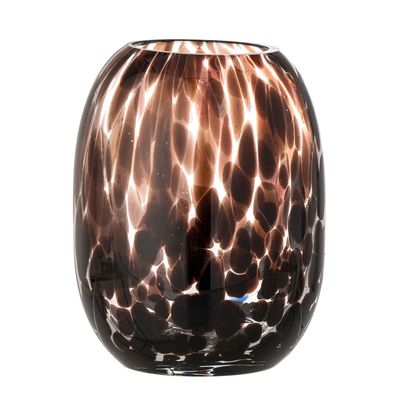Vases - Crister Vase, Brown, Glass  - BLOOMINGVILLE MULTIBRAND HOUSE
