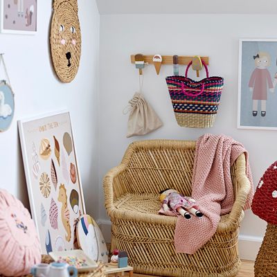 Accessoires à fixer - Zyon Porte-manteaux, Marron, FSC®100%, Beech  - BLOOMINGVILLE MINI