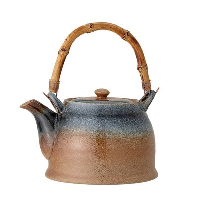 Couverts & ustensiles de cuisine - Aura Théière avec infuseur à thé, Blue, Porcelaine - BLOOMINGVILLE MULTIBRAND HOUSE