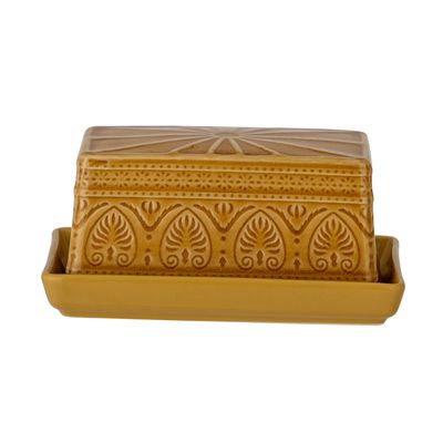 Couverts & ustensiles de cuisine - Rani Boîte à beurre, Jaune, Grès - BLOOMINGVILLE MULTIBRAND HOUSE