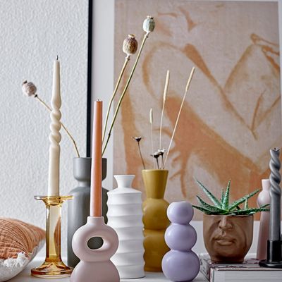 Bougies - Twist Bougie, Nature, Parafine Pack of 4 - BLOOMINGVILLE MULTIBRAND HOUSE