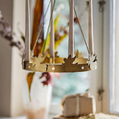 Bougeoirs et photophores  - Elmir Bougeoir, Or, Métal  - BLOOMINGVILLE MULTIBRAND HOUSE