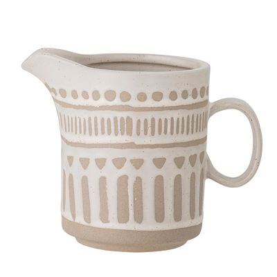 Carafes - Cora Jug, Nature, Stoneware - BLOOMINGVILLE MULTIBRAND HOUSE