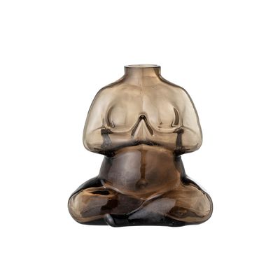 Vases - Elze Vase, Brown, Glass - BLOOMINGVILLE MULTIBRAND HOUSE