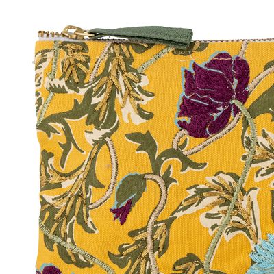 Bags and totes - Celesta Cosmetic Bag, Yellow, Cotton  - CREATIVE COLLECTION