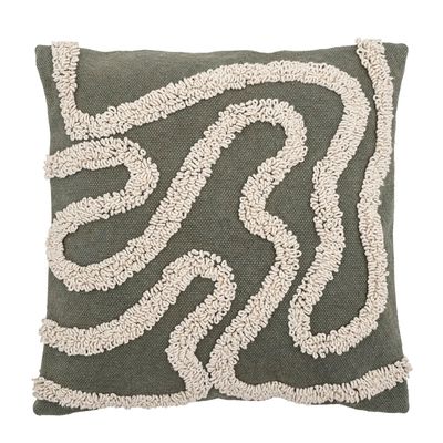 Coussins - Mirfield Coussin, Verte, Coton - BLOOMINGVILLE MULTIBRAND HOUSE