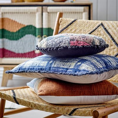 Coussins - Romir Coussin, Marron, Coton  - CREATIVE COLLECTION