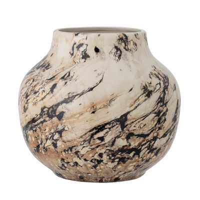 Vases - Janka Vase, Brown, Stoneware - BLOOMINGVILLE MULTIBRAND HOUSE