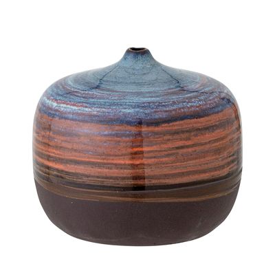 Vases - Maes Vase, Blue, Stoneware - CREATIVE COLLECTION