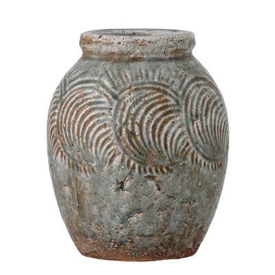 Vases - Damian Vase déco, Verte, Terre cuite - BLOOMINGVILLE MULTIBRAND HOUSE