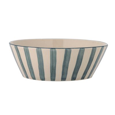 Bowls - Begonia Bowl, Green, Stoneware - CREATIVE COLLECTION