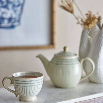 Tasses et mugs - Maple Mug, Blue, Grès  - CREATIVE COLLECTION