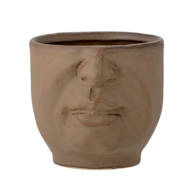 Pots de fleurs - Hilig Pot de fleurs, Marron, Grès - BLOOMINGVILLE MULTIBRAND HOUSE