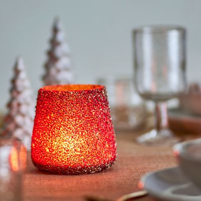 Candlesticks and candle holders - Filiz Votive, Gold, Recycled Glass  - BLOOMINGVILLE MULTIBRAND HOUSE