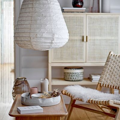 Suspensions - Leena Lampe à suspension, Nature, Papier  - BLOOMINGVILLE MULTIBRAND HOUSE