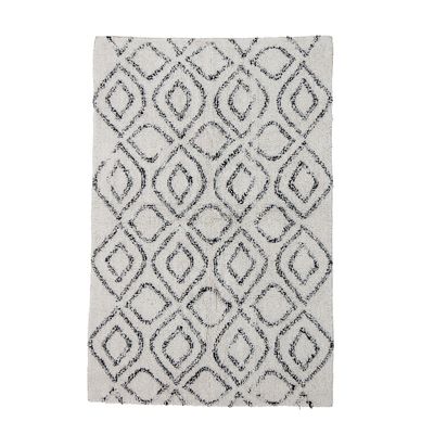 Tapis - Katie Tapis, Blanc, Coton  - BLOOMINGVILLE MULTIBRAND HOUSE
